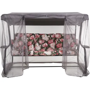 Zahradní houpačka s moskytiérou a s bočními stolky Celebes Plus Black Edition A101-02PB PATIO 448785