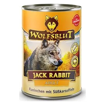 Krmivo pro psa Wolfsblut Dog Adult Jack Rabbit konz. 395g