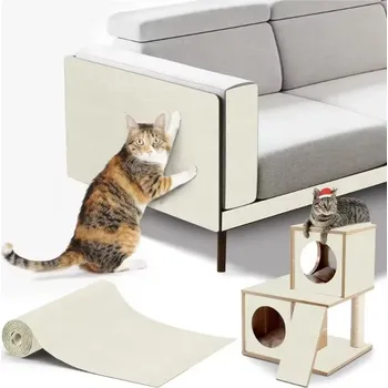 Samolepící škrabací koberec pro kočky Barva: Bílá, Rozměry: 30 x 30 cm