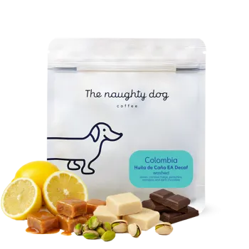 Káva Výberová káva Kolumbie HUILA DE CAŇA EA DECAF - bezkofeinová 200g od The naughty dog