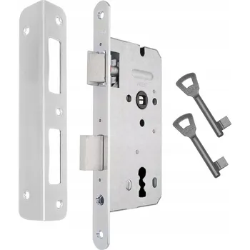 zadlabací zámek Zadlabací zámek Gerda ZW 100 na klíč 90/50 stříbrný