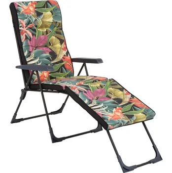 Zahradní lehátko Polohovací zahradní lehátko/křeslo Santander 2v1 Black Edition L150-23IB PATIO