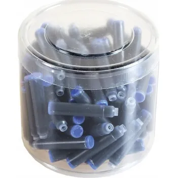 Modré bombičky Cresco 100 SZTUK Naboje Do Pióra BLUE