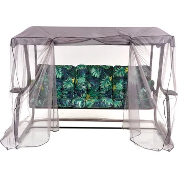 Zahradní houpačka s moskytiérou a s bočními stolky Celebes Plus Black Edition G051-02IB PATIO 448784