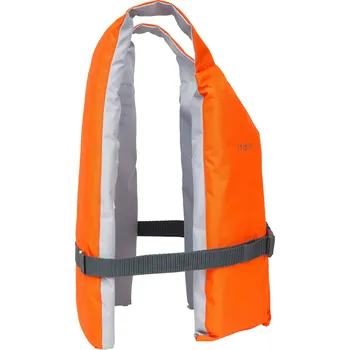 Pánská vesta DECATHLON Plovací vesta BA 50 N na kajak, paddleboard či člun červená 40–60kg ORANŽOVÁ|ŠEDÁ