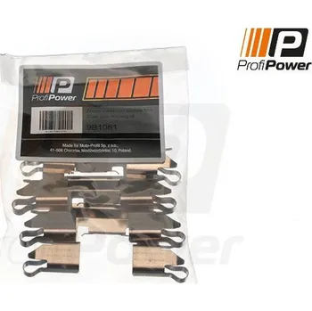 Přislušenství brzdového systému Sada příslušenství obložení kotoučové brzdy ProfiPower 9B1081