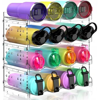 Stojan na víno Stojan na lahve, bidony, stojan na víno (na desku/do lednice) pro 16 lahví