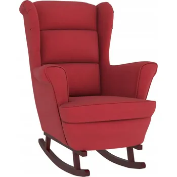 Křeslo Houpací křeslo Greatstore červené