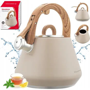 Varná konvice Tradiční ocelová Konvice Klausberg 2,5l béžová