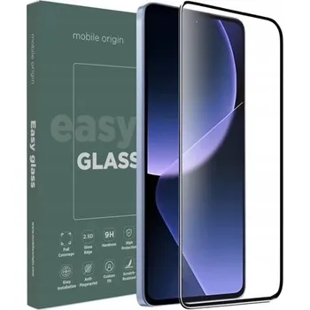 TVRZENÉ SKLO S RÁMEČKEM PRO XIAOMI 13T PRO MOBILE ORIGIN EASY GLASS