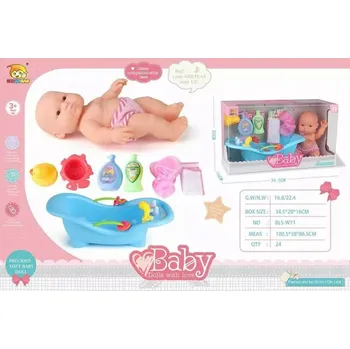 Panenka Panenka Pro holčičku 6 LET PANENKY Miminko s VANÍČKOU Vana