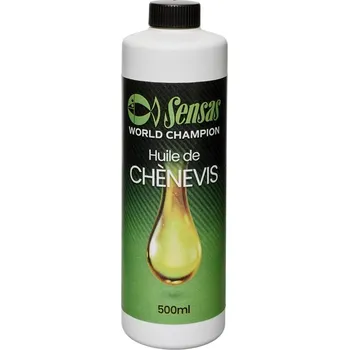 Návnadové aroma Sensas Konopný Olej Hemp Oil 500 ml