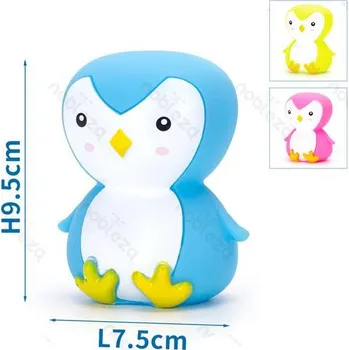 Hračka pro psa Gumový tučňák Nobleza pro psa - 9,5 cm Barva: Modrá