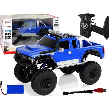 RC model Terénní RC auto na dálkové ovládání 2.4G Climbing 1:8 - Modré