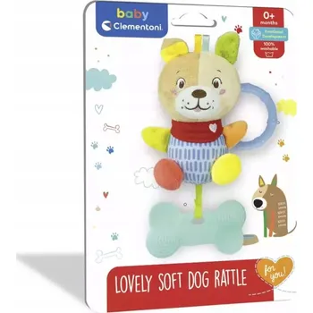 Měkké chrastítko pejsek CLEMENTONI 17828