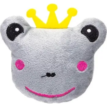 Hračka pro psa Plyšová hračka pro psa Nobleza - žába 11 cm Barva: Šedá