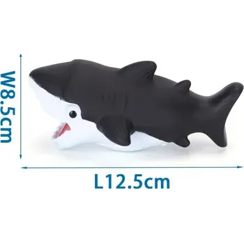 Hračka pro psa Gumový vinylový žralok Nobleza pro psa - 12,5 cm