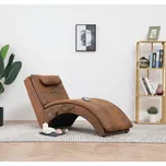 Pohovka VidaXL 145 x 54 cm umělá kůže hnědá