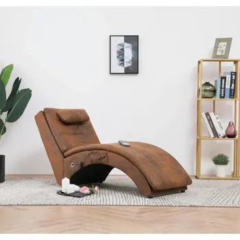 Pohovka Pohovka VidaXL 145 x 54 cm umělá kůže hnědá