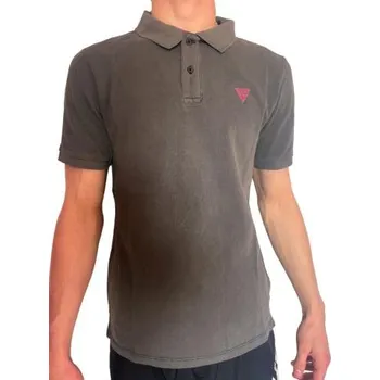 Pánské tričko Pánské polo tričko GUESS F5GP00 černé černá XL