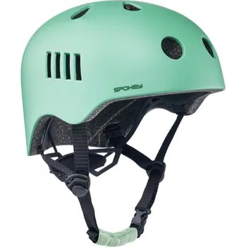 Cyklistická přilba Spokey PUMPTRACK Helma na kolo, inline, skate, freeride, 48-57 cm, zelená