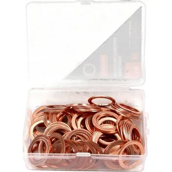 Spojovací materiál motoru Podložka, měděné těsnění 16x22x1 TEGER (100 ks) [T-PM-16X22X1]