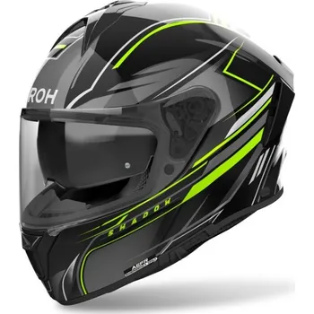 Auto-moto přilba SPARK 2 Shadow, AIROH (žlutá lesklá, vel. S) 2026
