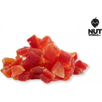 Sušené ovoce Nutworld.cz Papaya kostky bez přidaného cukru nesířené Množství: 50g