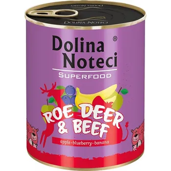 Krmivo pro psa DNP S.A. Dolina Noteci Superfood - Srnec a hovězí 800g