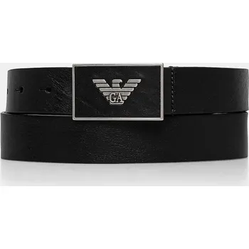 Opasek Kožený pásek Emporio Armani Y4S196.YDC0G černá 99X, vel. 100