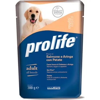 Krmivo pro psa Zoodiaco Prolife Adult - Losos a sleď s bramborami 300g
