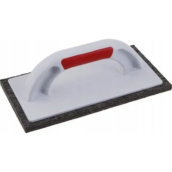 Zednické hladítko Festa hladítko plastové s hnědou plstí, 220 x 130 x 10 mm