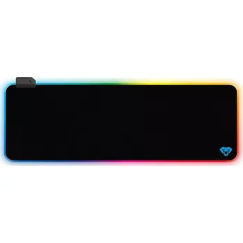 Podložka pod myš Velká herní podložka s barevným RGB GAMING MAT MT262 podsvícením