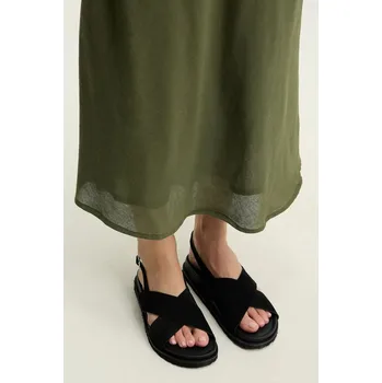 Dámské sandále Semišové sandály Answear.LAB 2024.220 černá 99X, EUR 37