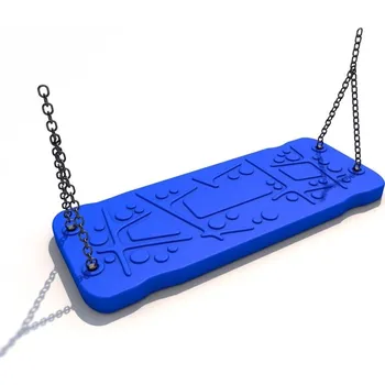 Dětská houpačka Playground System Houpačka modrá "oblouk" pro veřejný sektor včetně řetězů