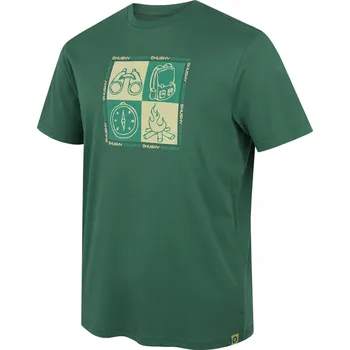 Pánské tričko Husky Pánské bavlněné triko Tee Square M XXXL, green