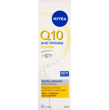 Pleťový krém NIVEA Zpevňující oční krém proti vráskám Q10 Power 15 ml
