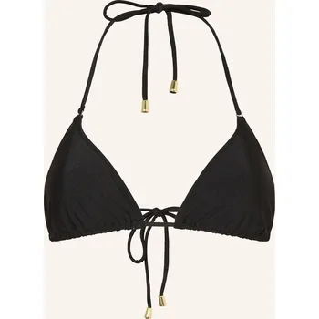 Podprsenka Mrs & Hugs Dámské Trojúhelníkové Bikiny, černá, 42