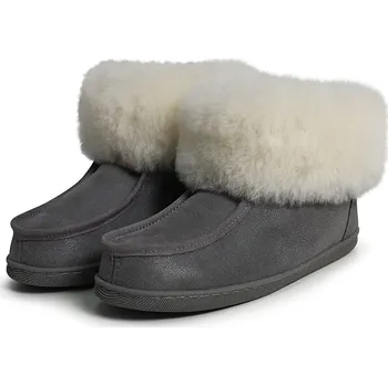 Pánské pantofle Boty Kaiser Naturfellprodukte Grau 767952 36