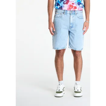 Pánské kraťasy Šortky Calvin Klein Jeans Ck Lt Indigo Standard 9N Shorts Blue 35