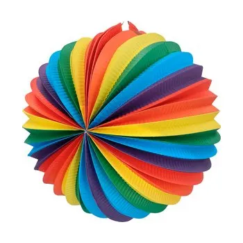 Boland&nbsp;Papírový lampion rainbow 25 cm