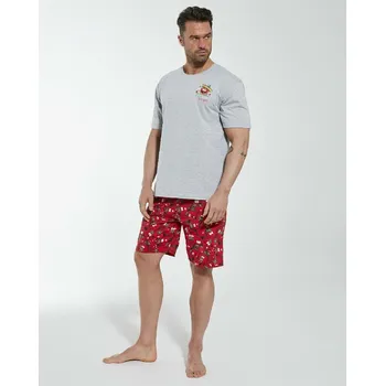 Pánské pyžamo CORNETTE Pánské pyžamo 326/142 Cornette AMIGO 2 - krátké - M