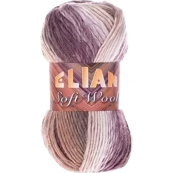 VSV Pletací příze Elian Soft Wool 792 - fialová