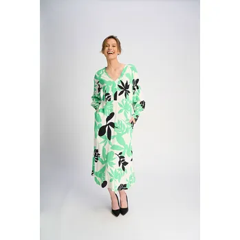 Dámské šaty Šaty Marks & Spencer Grün/ Weiß/ Schwarz 226737 47