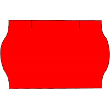 Papír Etikety do kleští CONTACT 25x16mm 1125 etiket červené