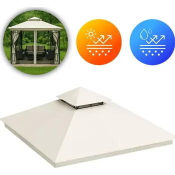 Zahradní altán MultiGarden 1701-C3X3-BEIGE BÉŽOVÁ Náhradní střecha pro zahradní altán 3x3 m s větracím otvorem