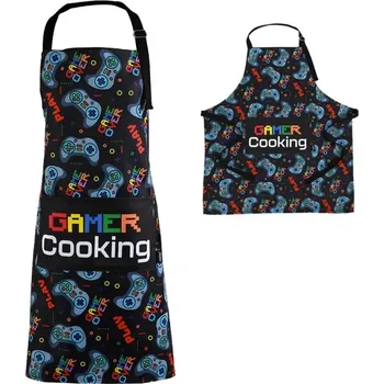 Kuchyňská zástěra Zástěra v tubě Let's Play