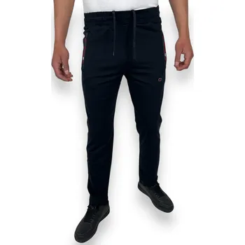 Lonn Pánské nadměrné tepláky bez manžety JONÁŠ Barva: Černá, Velikost: 6XL