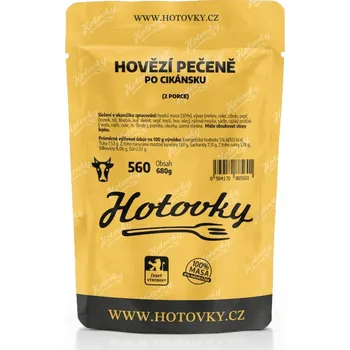 Hotové jídlo Hotovky Hovězí pečeně po cikánsku (2 porce)