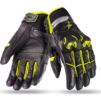 Moto rukavice Rukavice na motorku SEVENTY DEGREES SD-N32 černo-fluo žluté M